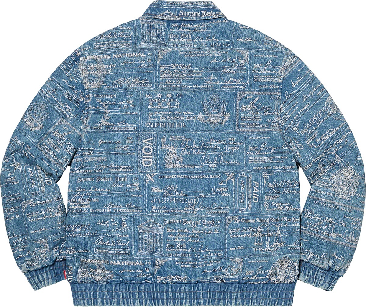 Checks Embroidered Denim Jacket view 11